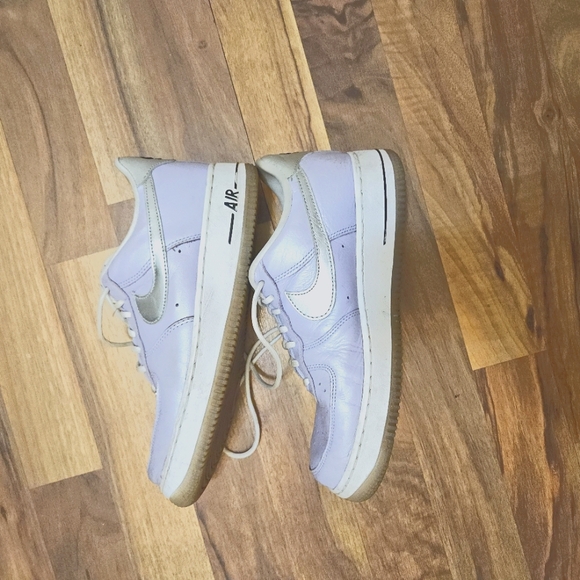 Nike Air Force 1’07 Leather Oxygen Purple W AUTHEN - Picture 11 of 11